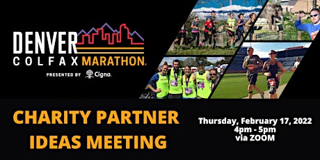 Colfax Marathon Charity Partner Ideas Meetings via ZOOM 2-17-22 4pm primary image