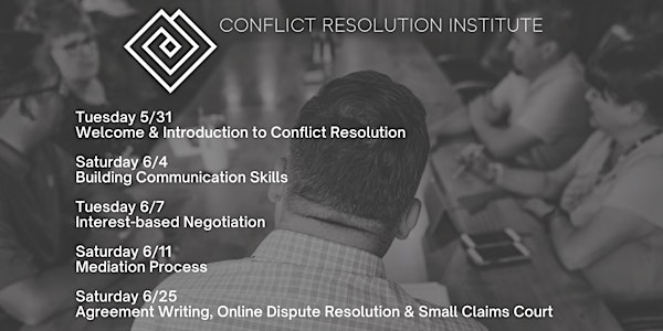 Conflict Resolution & Mediation Skills Training