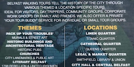 Belfast Architectural Heritage Walking Tour tickets
