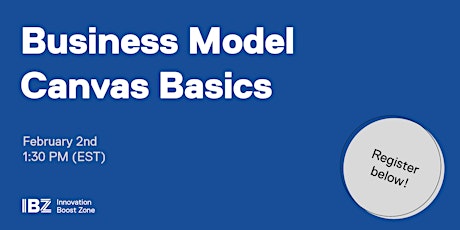 Business Model Canvas Basics tickets