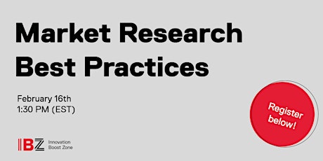 Market Research Best Practices tickets
