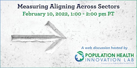 A PHIL Web Discussion: Measuring Aligning Across Sectors tickets