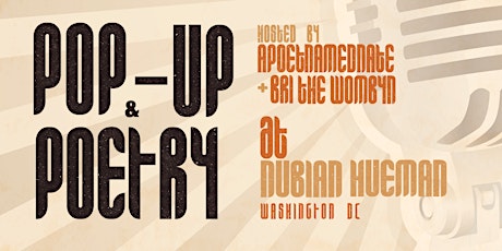 Pop-Up & Poetry - Washington D.C. tickets