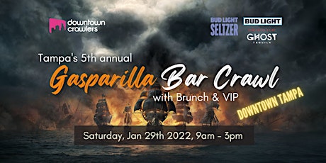 5th Annual Gasparilla Bar Crawl, Brunch & VIP - Downtown Tampa tickets