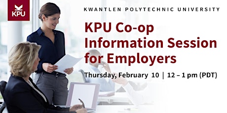 KPU Co-op Employer Information Session tickets