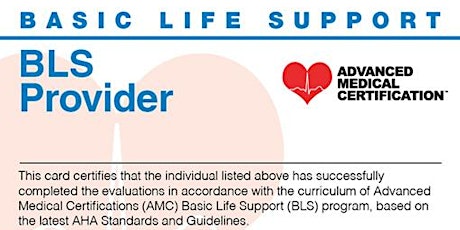 American Heart Association Basic Life Support CPR & AED primary image