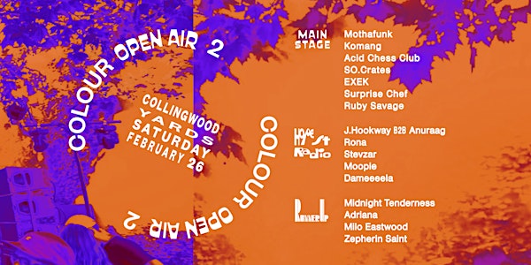 *NEW DATE* Colour Open Air v.2
