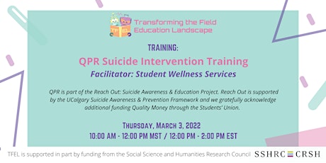 QPR Suicide Intervention Training