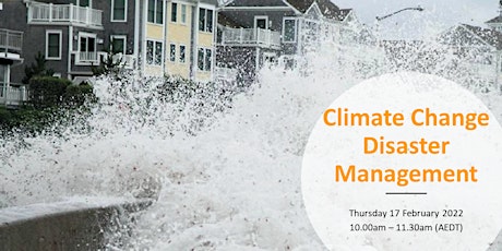 RMIT Climate Change Disaster Management Webinar tickets