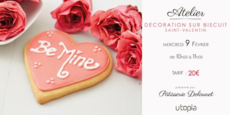 Atelier Décoration sur biscuits Saint-Valentin tickets