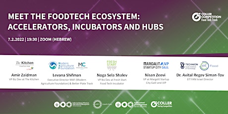 Meet the FoodTech Incubators, Accelerators, & Hubs tickets