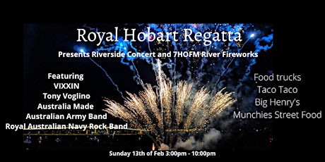 Riverside Concert and 7HOFM Riverfire Fireworks tickets