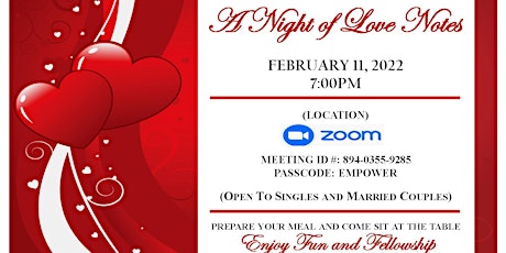 Virtual Love Day Dinner & Fellowship tickets