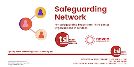 Safeguarding Lunchtime Network - for Third Sector Organisations in Kirklees tickets
