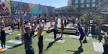 Outdoor Silent Disco Yoga at 7th West tickets