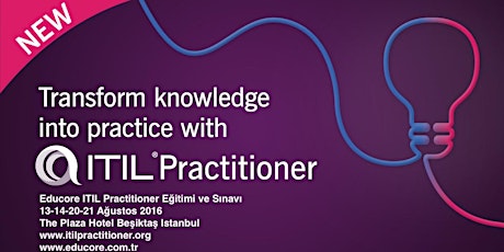 ITIL Practitioner Eğitimi ve Sınavı Ağustos 2016 Haftasonu Sınıfı primary image