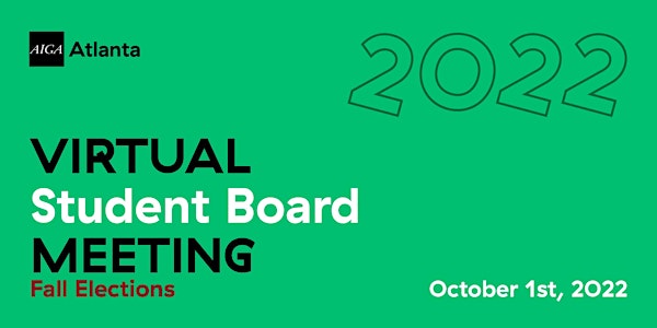 Student Board Meeting – OCT 2022