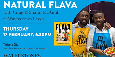 Natural Flava: Craig & Shaun McAnuff at Waterstones Leeds tickets
