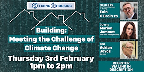 Building: Meeting the challenge of Climate Change tickets