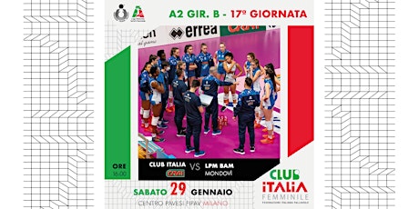 Club Italia CRAI vs. Lpm Bam Mondovì (35%) biglietti