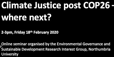 Climate Justice post COP26 – where next? tickets