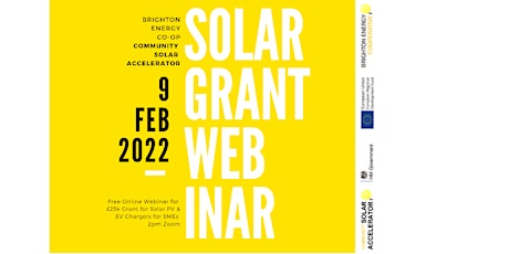 CSA Solar Business Grant Webinar biglietti