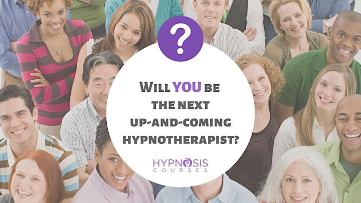 FREE discovery session ONLINE. Become a hypnotherapist image