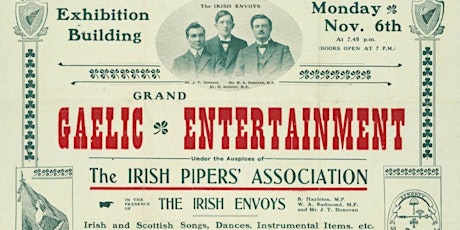 'Performing Irishness in nineteenth-century Melbourne' tickets