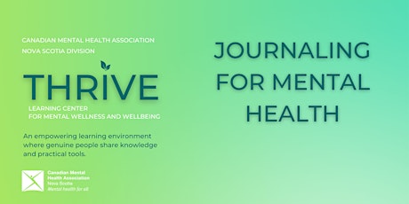 Journaling for Mental Health tickets