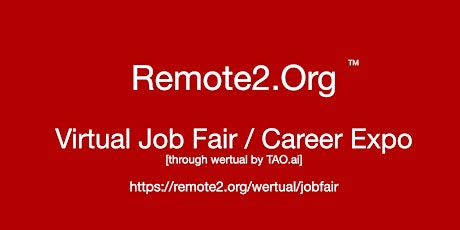 #Remote2dot0 Virtual Job Fair / Career Expo Event #Dallas #DFW