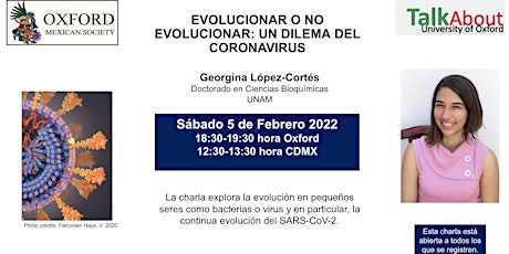TalkAbout Oxford - Evolucionar o no evolucionar: un dilema del coronavirus entradas