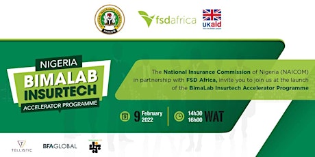 BimaLab Nigeria Insurtech Accelerator Launch ingressos