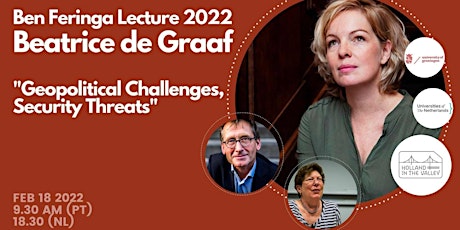 Ben Feringa Lecture 2022 by Professor Beatrice de Graaf primary image