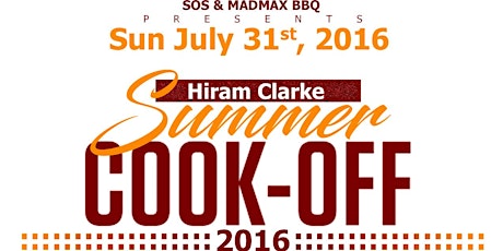 Bar B Que Cookoff presented by MadMax & SOS primary image