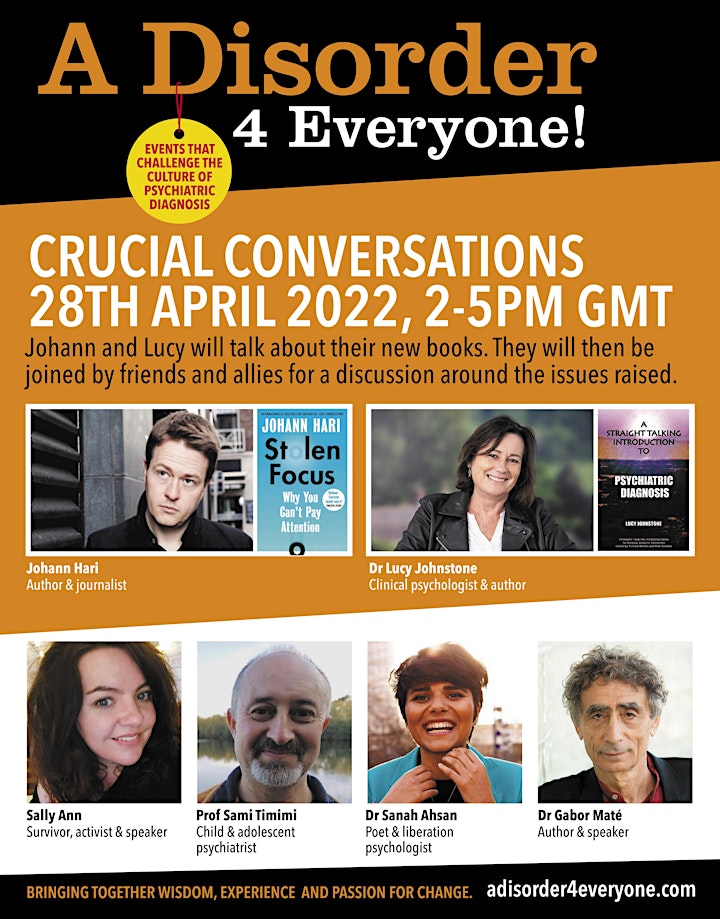  A Disorder for Everyone! -Crucial Conversations (a CPD certificated event) image 