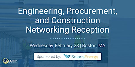 Engineering, Procurement, and Construction Networking Reception tickets