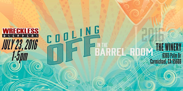 Cooling off in the Barrel Room (2016) at the Wreckless Winery