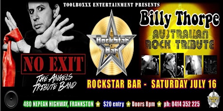 NO EXIT – Angels Tribute & Billy Thorpe Australian Rock Tribute primary image