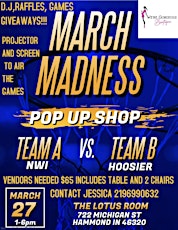 March madness Pop up shop primary image