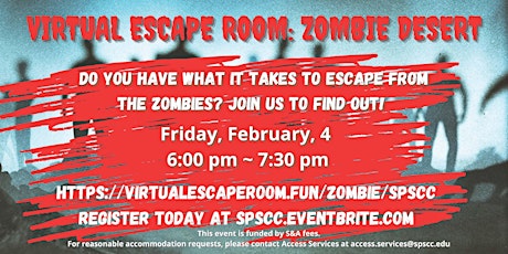 Virtual Escape Room: Zombie Desert tickets