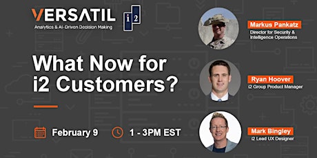 What Now for i2 Customers? Webinar tickets