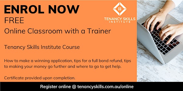 Online Zoom Classroom - Tenancy Skills Course