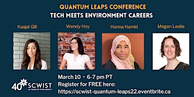 SCWIST Quantum Leaps – Where Tech Meets Environment Careers