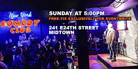 FREE TICKETS for the 'Sunday Matinee' at NEW YORK COMEDY CLUB - Standup tickets