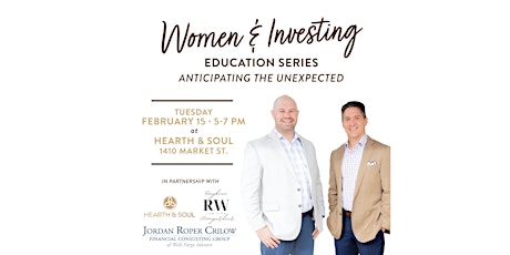 Women & Investing Series: Anticipating the Unexpected tickets