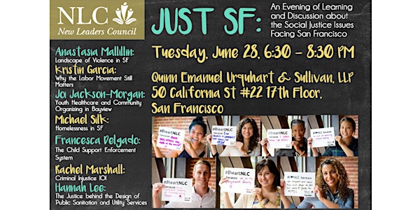 JUST SF - An Evening of San Francisco Social Justice Chalk Talks, with the...