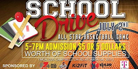 Georgiaspartans&Hitzatl1879 School Supply Drive Celebrity Basketball Game primary image