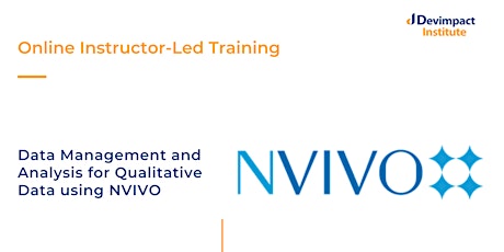 Training on Data Management and Analysis for Qualitative Data using NVIVO tickets