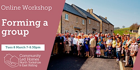 Online Workshop - Forming a Community Led Housing Group