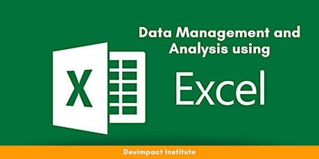 Training on Data Management and Analysis using Excel tickets
